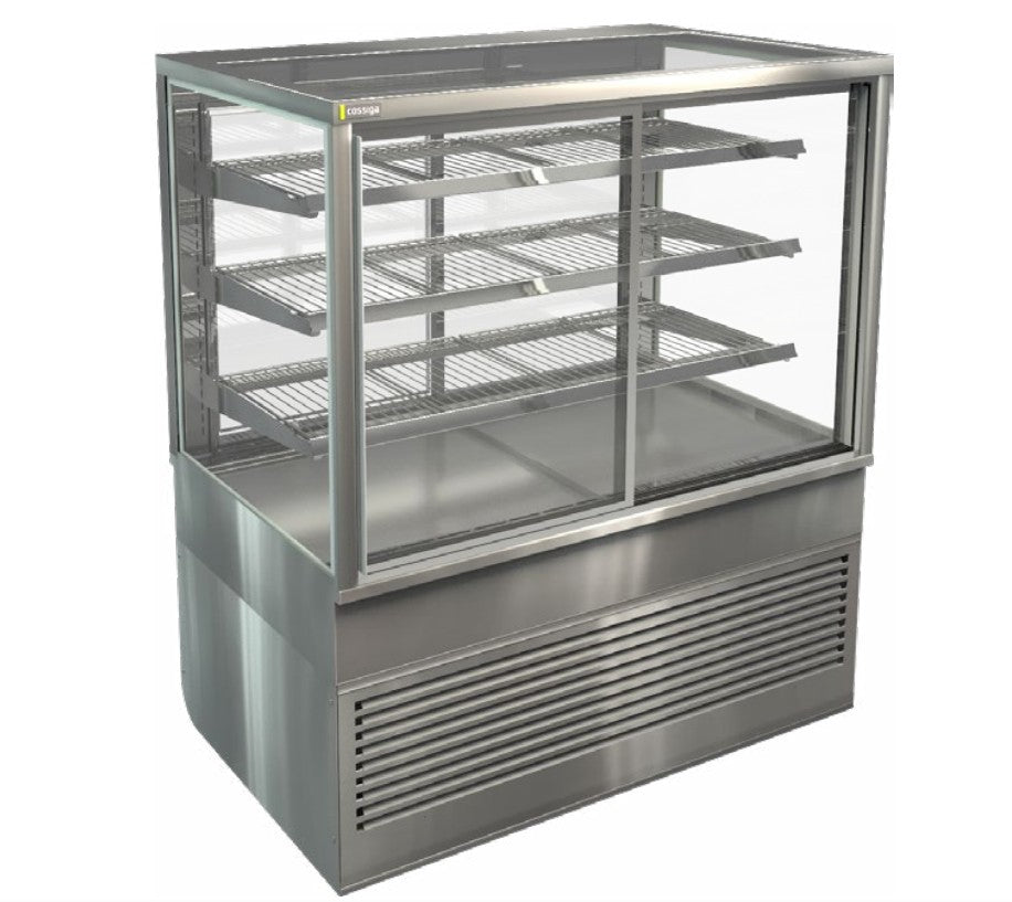 Cossiga BTGRF12-SD | NextGen BTG Refrigerated | Sliding Front | With Rear Glass Doors | Fridge | Commercial Display Refrigerator