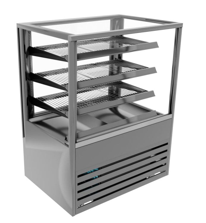 Cossiga BTGRF12 | NextGen BTG Refrigerated | Solid Front | With Rear Glass Doors | Fridge | Commercial Display Refrigerator