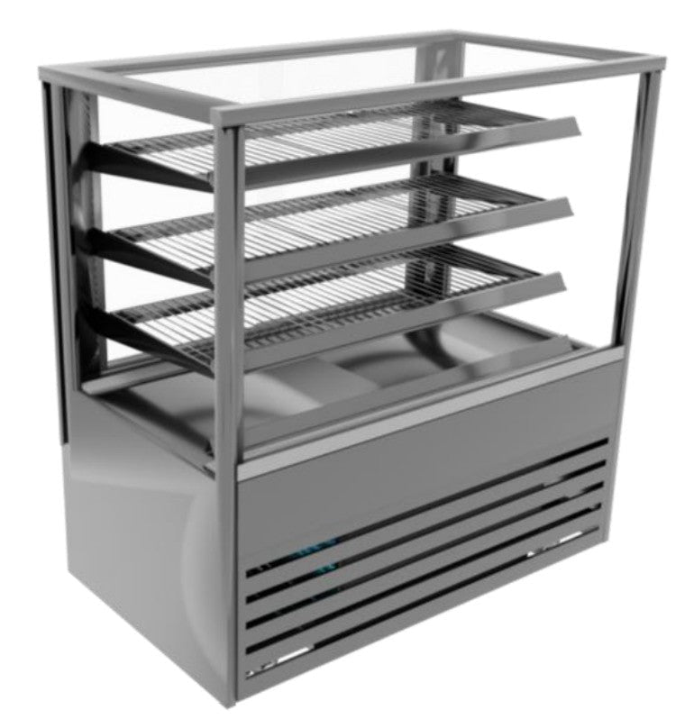 Cossiga BTGRF15 | NextGen BTG Refrigerated | Solid Front | With Rear Glass Doors | Fridge | Commercial Display Refrigerator