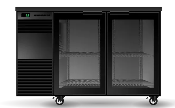 Skope BB.2.GSW | BackBar | 2 Glass Swing Door | Fridge | BackBar Fridge | Commercial Upright Fridge