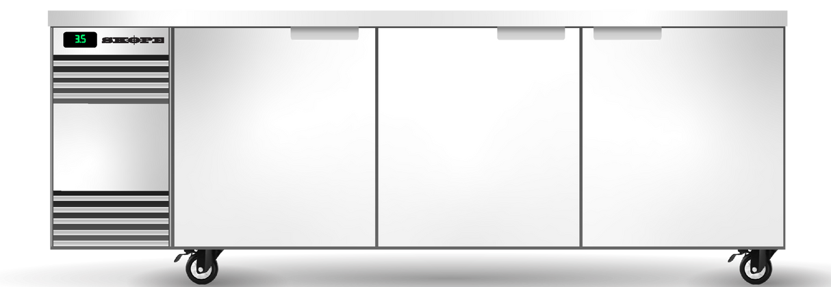 Skope CL.3.SSW-SS | BackBar | 3 Solid Door | Swing Door | CounterLine | Fridge | Commercial Fridge