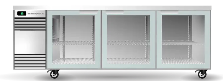 SL.3.GSW.r-SS | R - Skope SL.3.GSW.r-SS - Remote - BackBar - 3 Glass Door - Swin