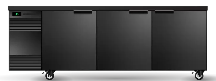 Skope SL.3.SSW | BackBar | 3 Solid Door | Swing Door | SlimLine | Fridge | Commercial Fridge