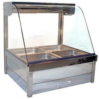 Roband C22 Curved Glass Hot Food Display Bain Marie
