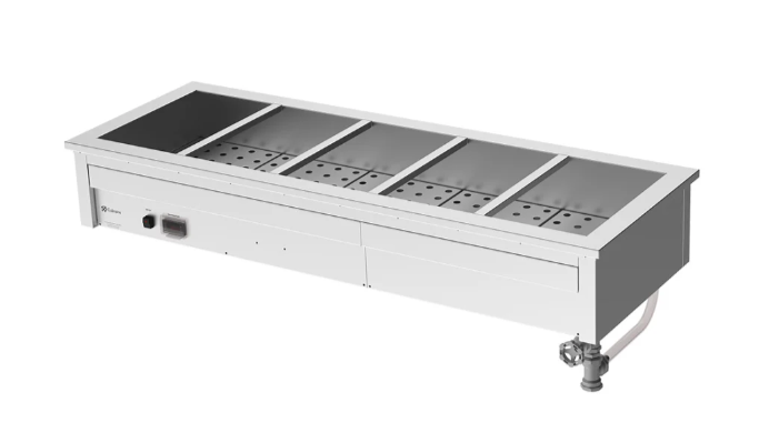 Culinaire CH.BM.D.5 5 Module Drop In Commercial Bain Marie Benchtop Bain Marie