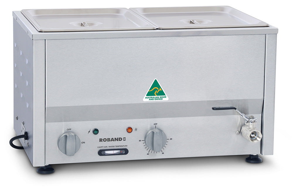 Roband CHOC2A Stainless Steel 2 Pan Chocolate Bain Marie