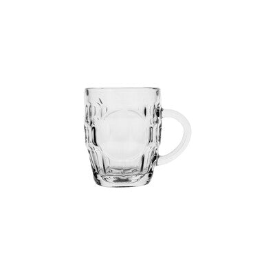 Libbey ONIS Sintra Dimple Glass Beer Mug Collection (290ml, 275ml Nucleated, 550ml) (Set of 12)