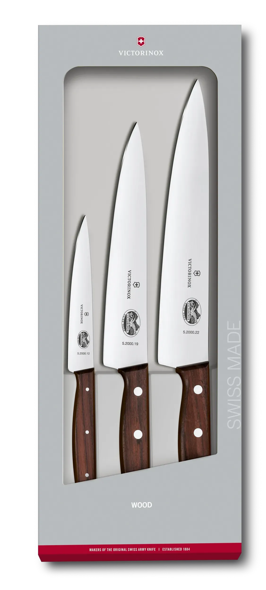 Carving Set, 3 Piece - Wood