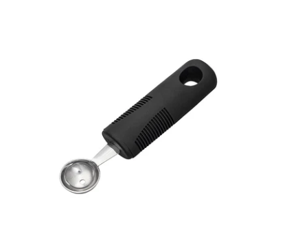7387 - Chef Inox Easy Grip Melon Baller S/S W/Blk Hdl 150mm