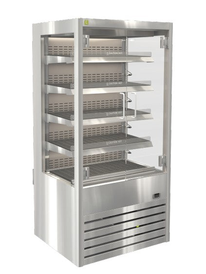 Cossiga DTGHT9 | Multideck DTG Heated | Hinged Doors | Heated Multideck | Commercial Food Display