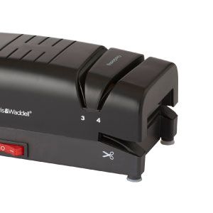 Davis & Waddell Electric Knife Sharpener Black 24.5x11.5x9.5cm