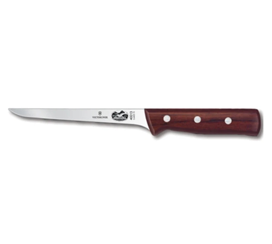 Boning Knife American Handle, Narrow Straight 15cm - Wood