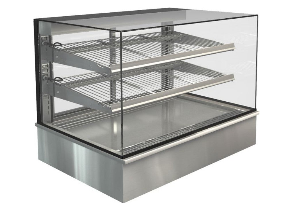 Cossiga GOGHT9 | GOG Countertop | Solid Front | With Rear Glass Door | Heated Food Display | Commercial Food Display