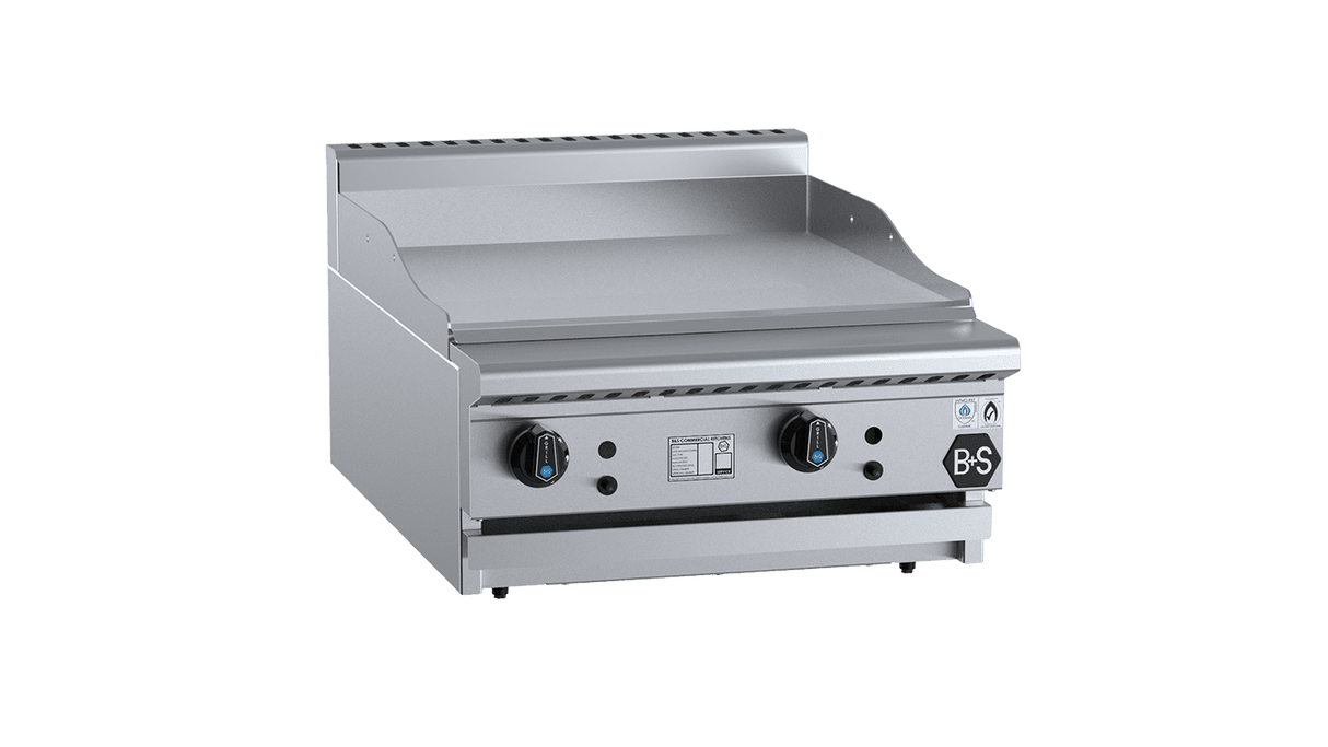 GRP-6BM - B+S Black Series GRP-6BM Grill Plate 600mm Bench Mounted