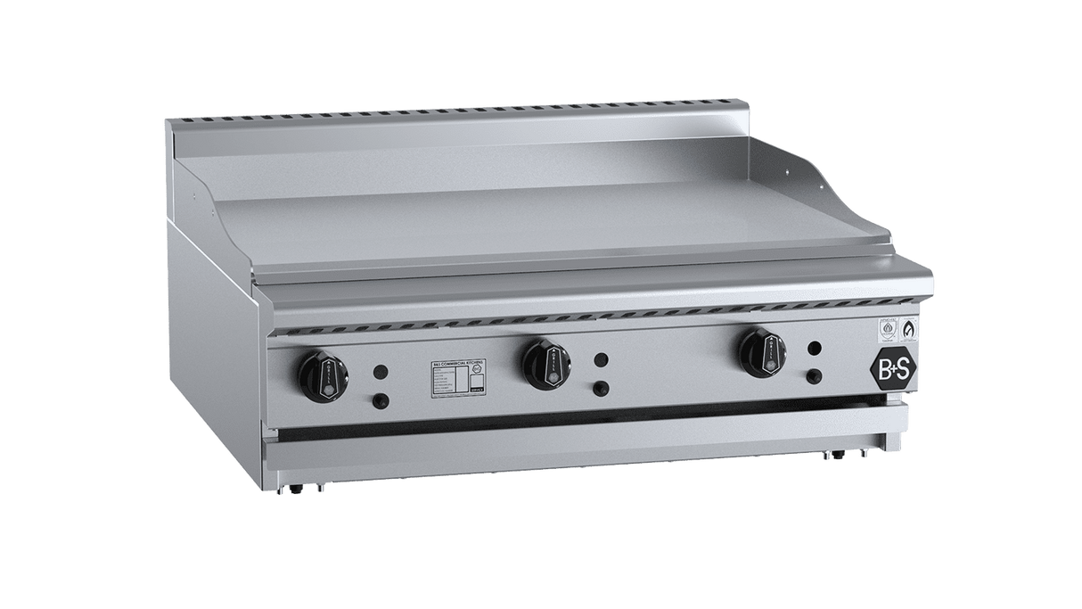 GRP-9BM - B+S Black Series GRP-9BM Grill Plate 900mm Bench Mounted