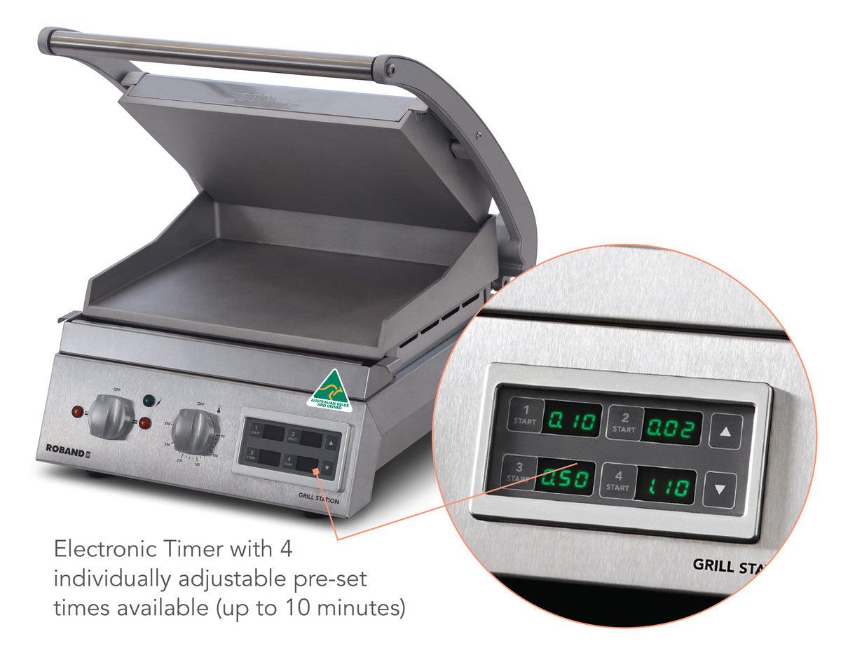 Roband GSA610SE Grill Station Contact Grill with Timer