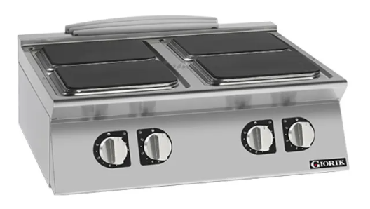 Giorik CE94QTT 900 Series 4x Square Hot Plates Countertop Electric Boiling Top