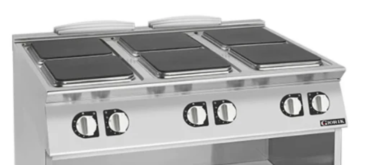 Giorik CE96QTT 900 Series 6x Square Hot Plates Countertop Electric Boiling Top