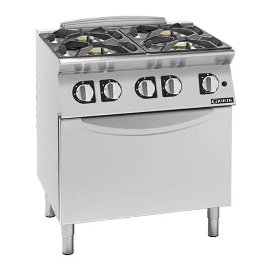 Giorik CG940FT 900 Series 4 Burner Gas Range on Gas Oven Standard Gas Oven