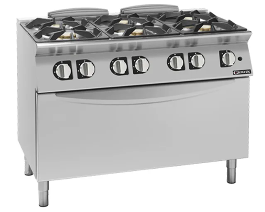 Giorik CG960HT 900 Series 6 Burner Gas Range on MAXI Gas Oven Standard Gas Oven