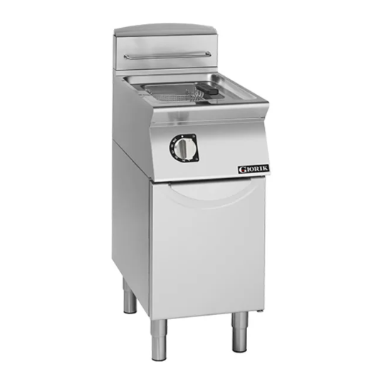 Giorik FG7417PT 700 Series 400mm Single Pan On Enclosed Base Gas Fryers