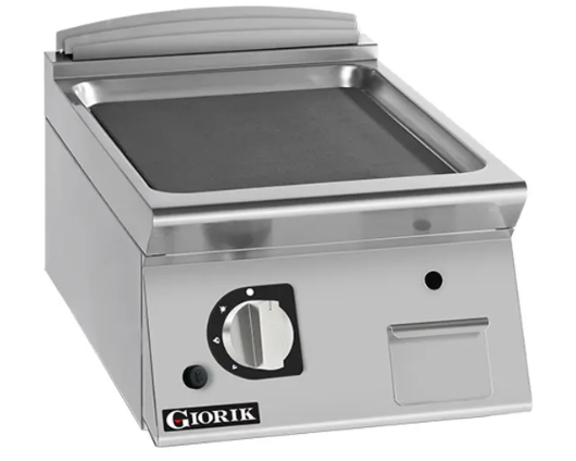 Giorik FLG72TFT 700 Series 400mm Wide Smooth Mild Steel Gas Frytop