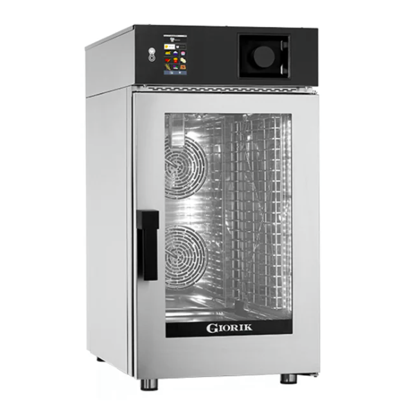 Giorik KNM101WT.L.SF Mini Touch 10 x 1/1 GN Electric Combi Oven with Standard Filter and Left Hand Hinge Door Combi Oven