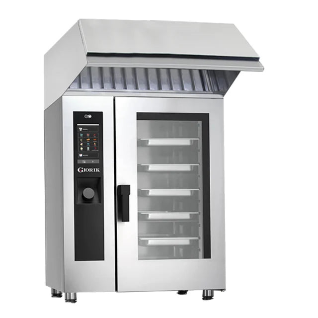 Giorik SNHE061WT.SF.H Steambox Evolution 6 X 1/1 GN wit Standard Filter and Ventless Hood Electric Combi Oven