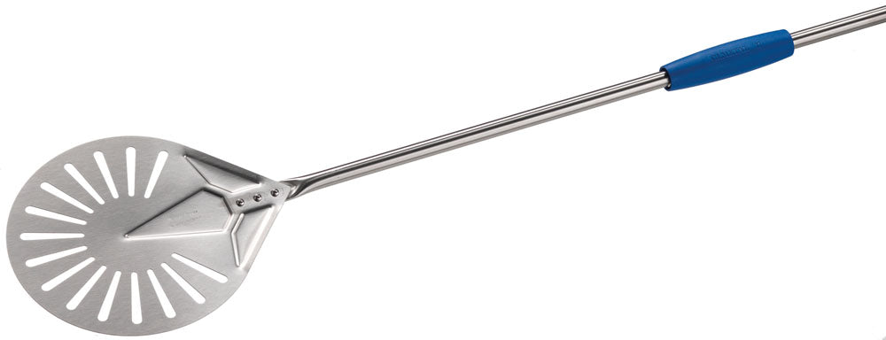 Euroquip Azzurra Small Round Perforated Pizza Peel 23cm
