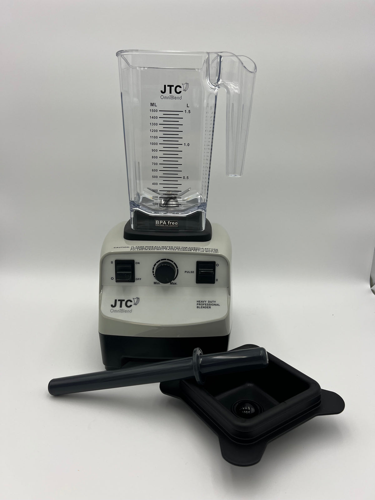 JTC OmniBlend TM-767 A - Professional Commercial Heavy Duty Blender with 1.5 Liter BPA-Free Tritan Jug