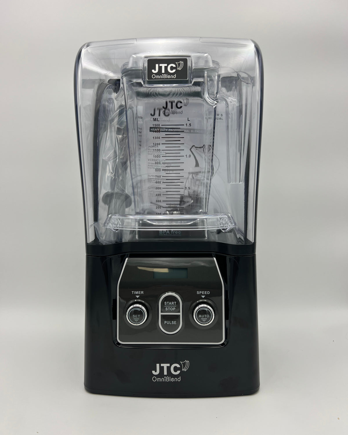 JTC OmniBlend 900QD NoiseGuardian Sound Shield Included 1.5 Litre D Jug with Tamper Rod 7 Year warranty 3 HP Heavy Duty Motor