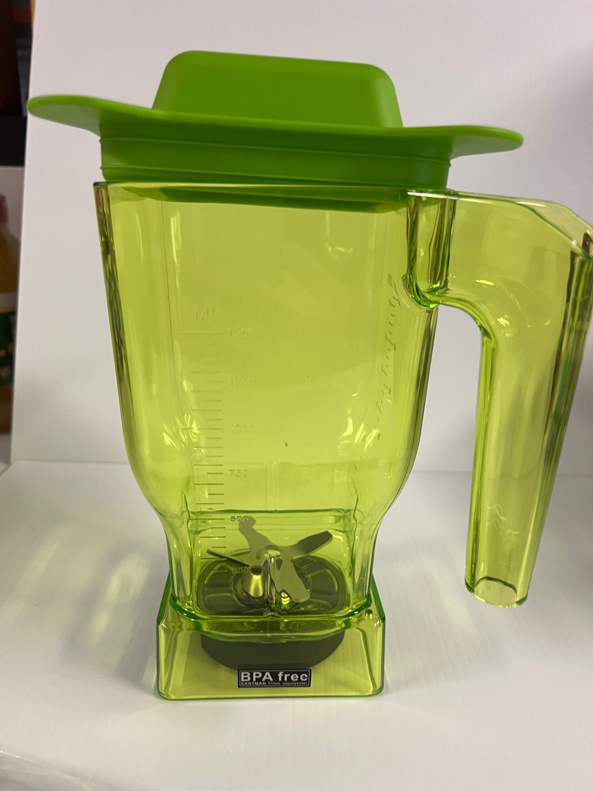JTC OmniBlend Green B Jug Narrow Base 1.5 Litre with Tamper Rod For Spice Grinding