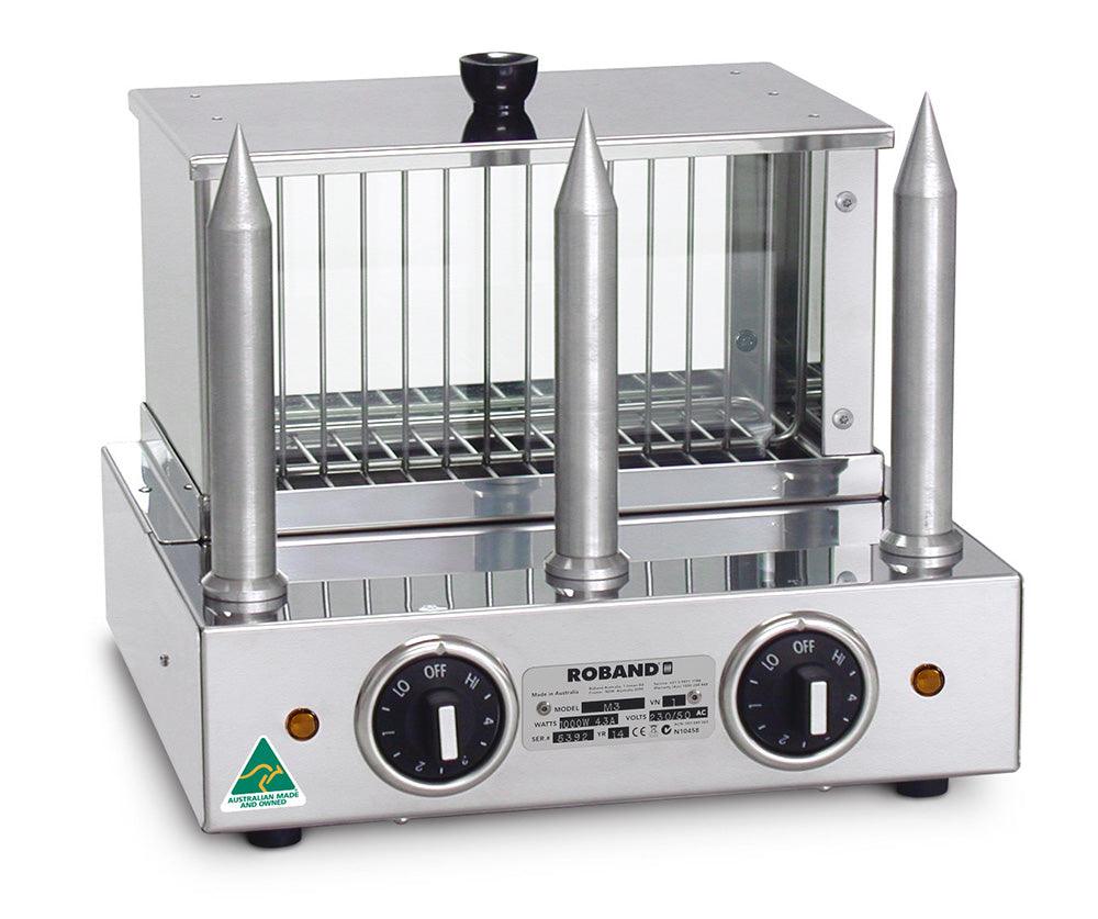 Roband M3 Hot Dog & Bun Warmer (40 Hot Dogs / 3 Spikes)