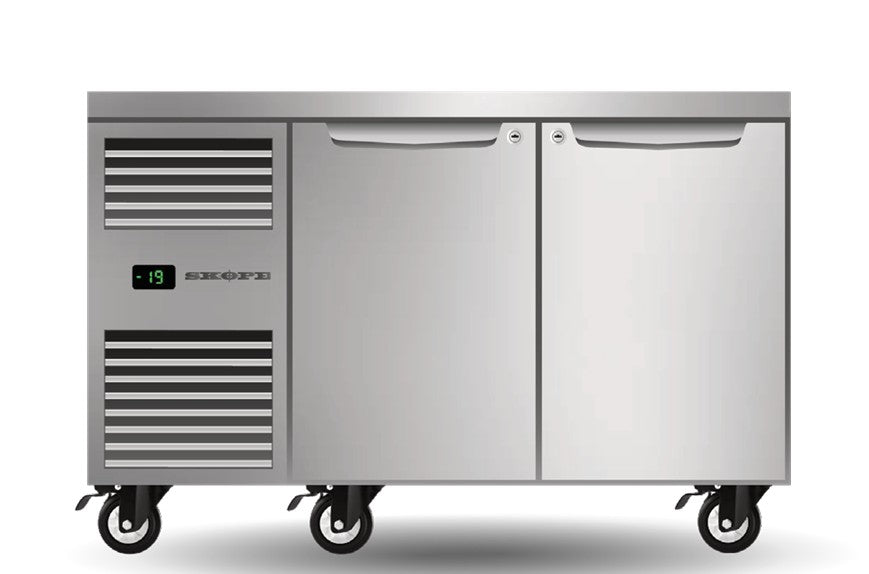 Skope PG11.UBF.2.SD | ProSpec | Two Solid Door | Underbench GN1/1 | Freezer | Under Bench Freezer