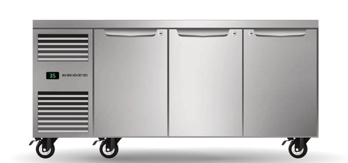 Skope PG11.UBR.3.SD | Three Solid Door | Underbench GN 1/1 | Fridge | Underbench Fridge