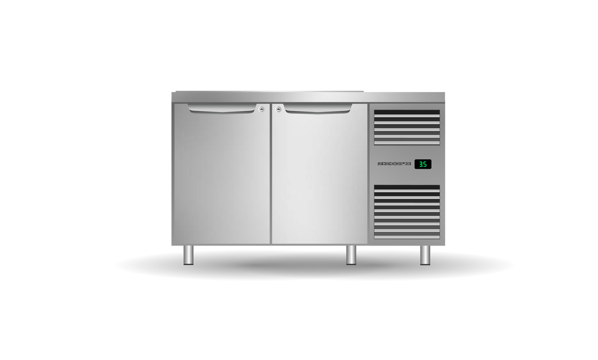 Skope ProSpec 2 Bay Right Hand Preparation Fridge 225L