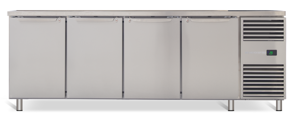 Skope ProSpec 4 Bay Right Hand Preparation Fridge 478L