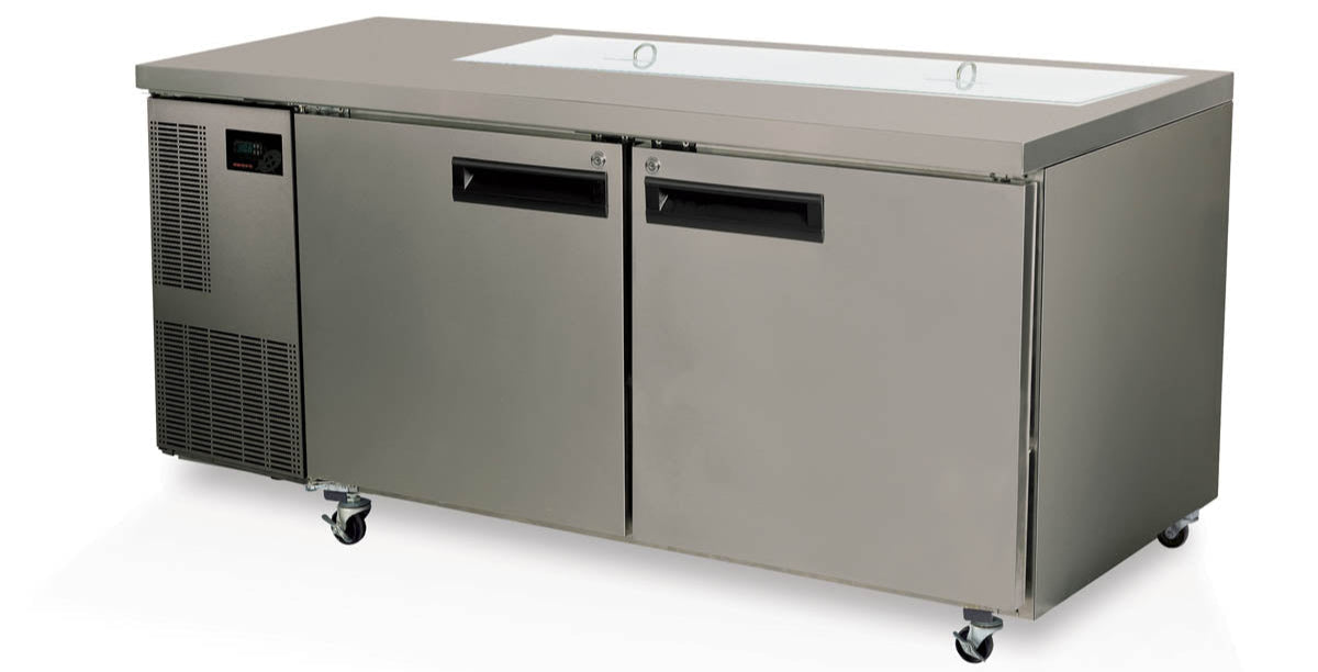 Skope PG500 Prep | Pizza Pegasus | 2 Door | Pizza Prep Chiller | Salad Preparation | Skope Prep Fridge | Fridge