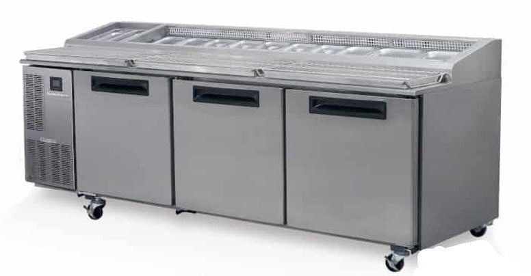 Skope PG800 Pizza | 3 Door | 2/1 GN | Pizza Prep Fridge | Fridge | Pizza Fridge | Pizza Prep Fridges