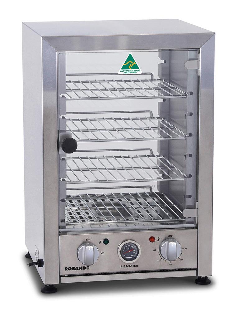 Roband Pie Master PM25L Hinged Glass Door Pie Warmer 25 Pies