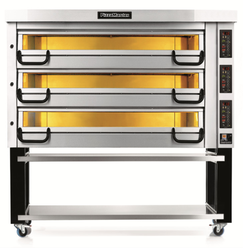 PizzaMaster PM 943ED 3 Deck Freestanding Commercial Pizza Oven