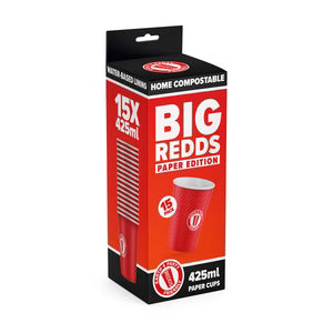 RC-PC425RD15-12 - Redds Big Paper Cup 425ml - Pack of 12