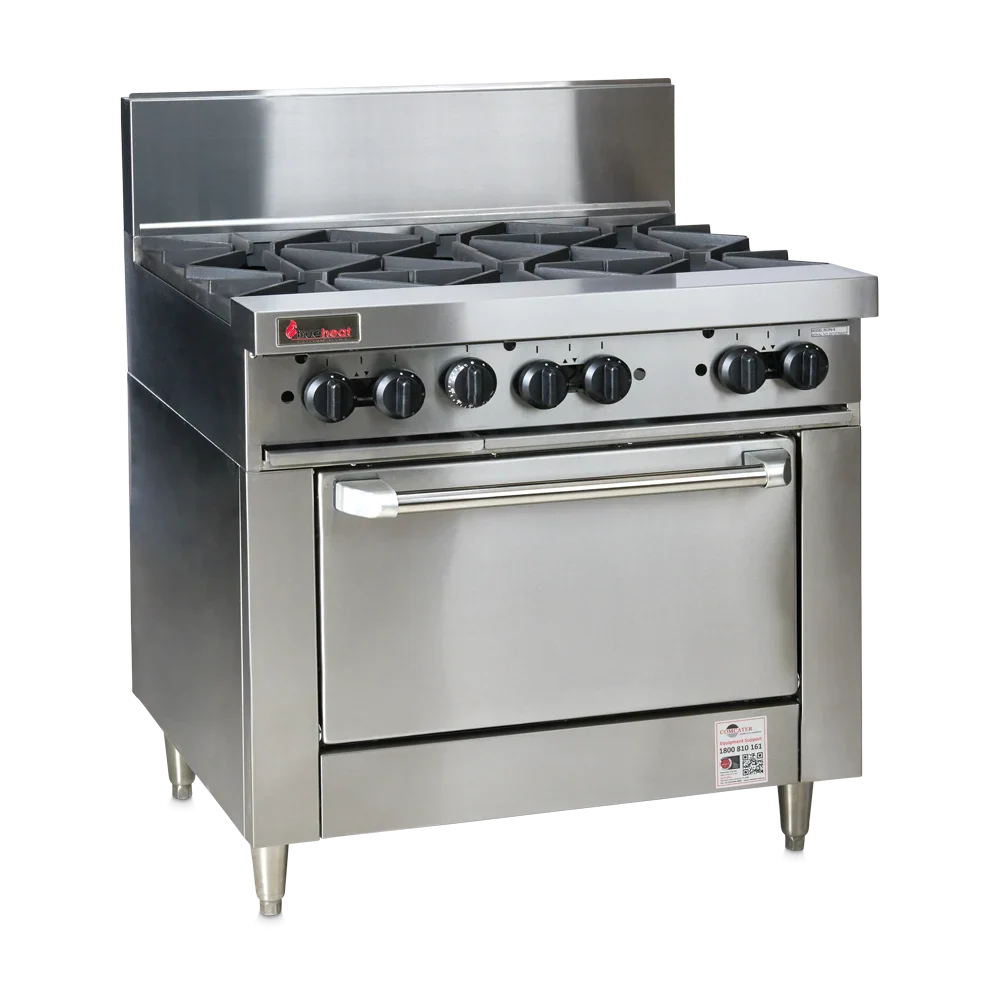 Trueheat RCR9-6-LP 900mm Oven Range 6 Open Burner LPG
