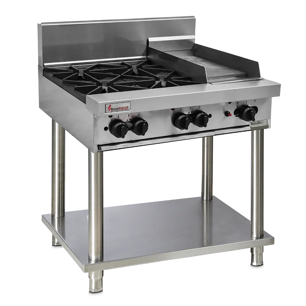 Trueheat RCT9-4-3G-LP 900mm Top With 4 Burner and 300mm Griddle LP