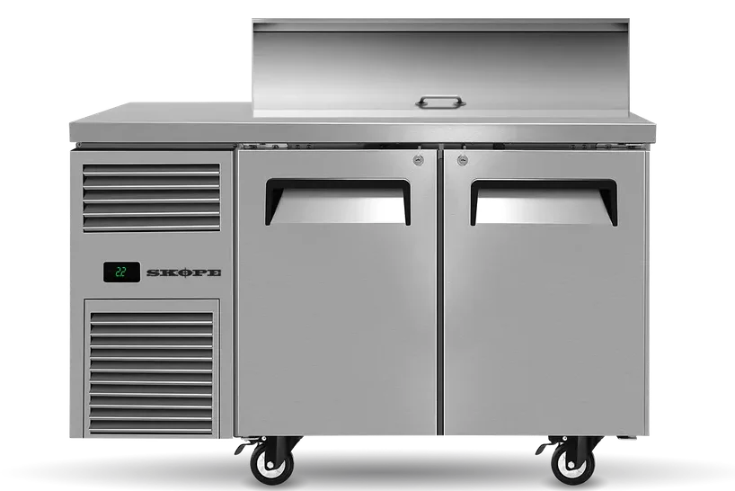 Skope PG13.PPS.2.SD | ReFlex | 2 Solid Door | Skope Prep Fridge | GN Compatible | Salad Preparation | Fridge