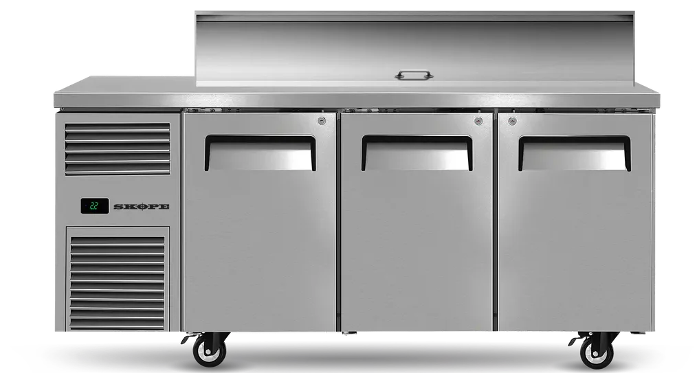 Skope RF7.PPS.3.SD | ReFlex | 3 Solid Door | GN Compatible | Salad Preparation | Fridge | Salad Prep Fridge | Skope Prep Fridge
