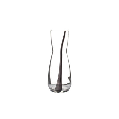 Royal Leerdam Eleve Glass Wine Decanter 1L | Color Fleck Accent (Black & Blue)(Set of 6)