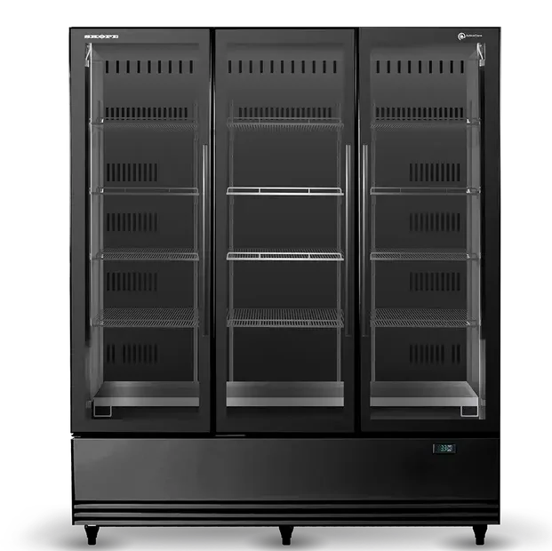 Skope 3 Glass Door Bottom Mount Display Fridge 1433L
