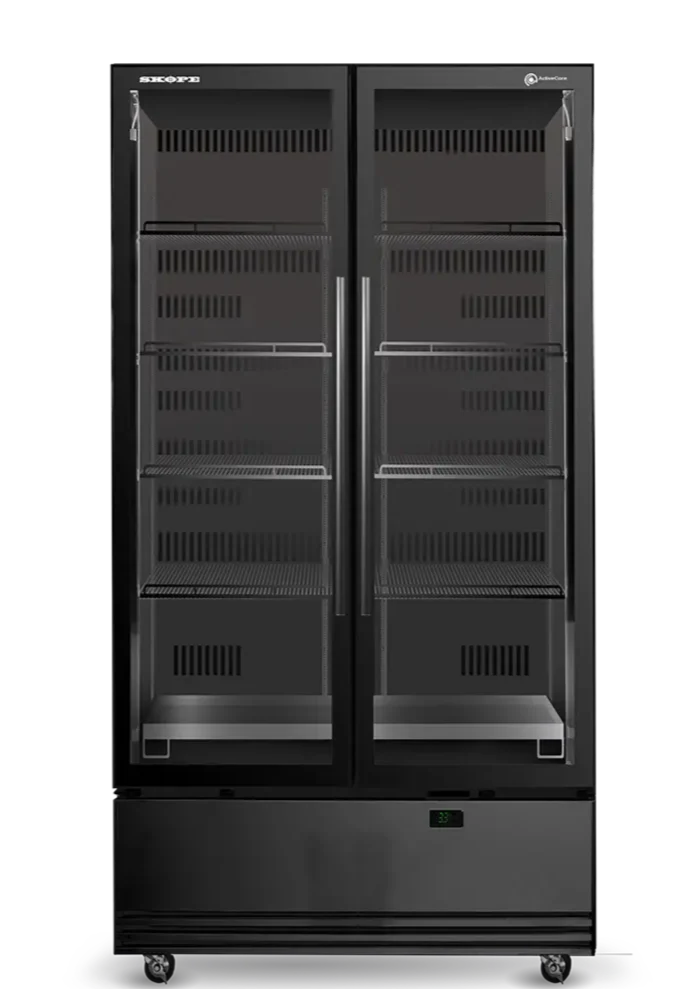 Skope 2 Glass Door Upright Display Fridge 880L