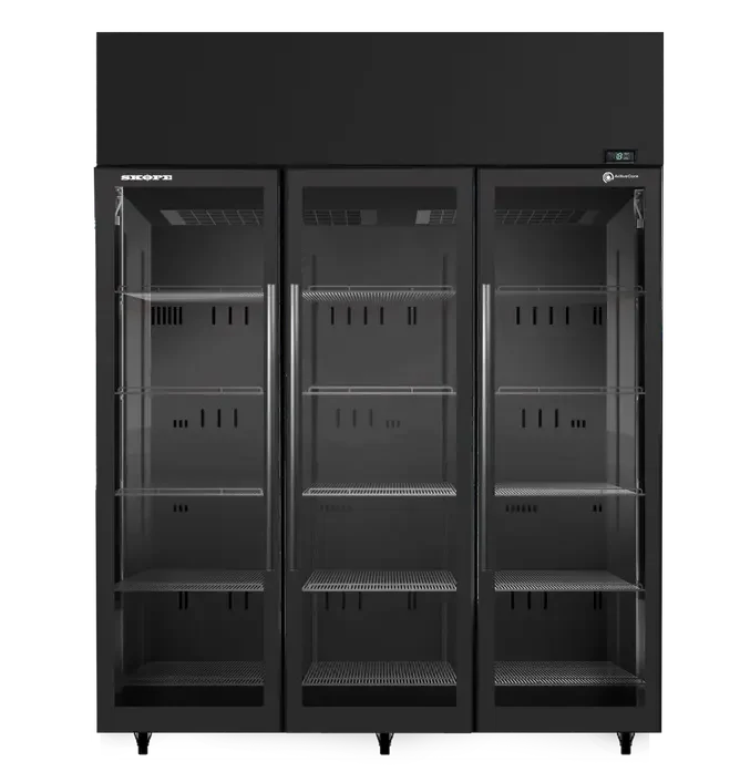 Skope 3 Glass Door Commercial Display Fridge 1497L